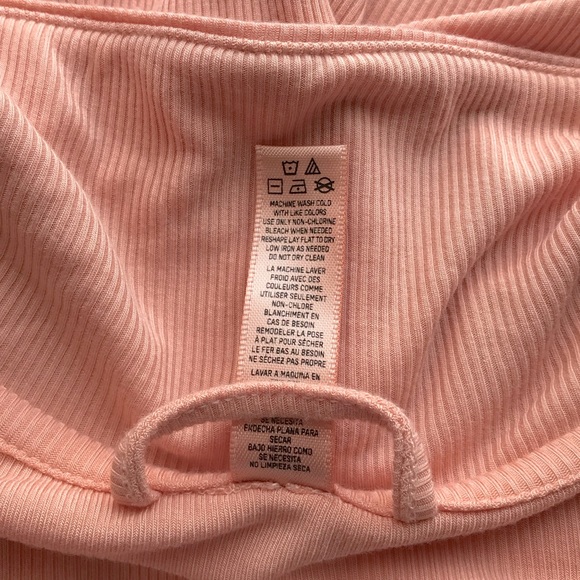 SKIMS peach ribbed super soft & stretchy button up pajama top size 2X NWOT - Picture 13 of 13